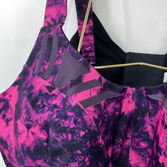 LIVI Lane Bryant Sports Bra Womens Size 50DDD Purple Pink Max Support Underwire - Picture 3 of 9